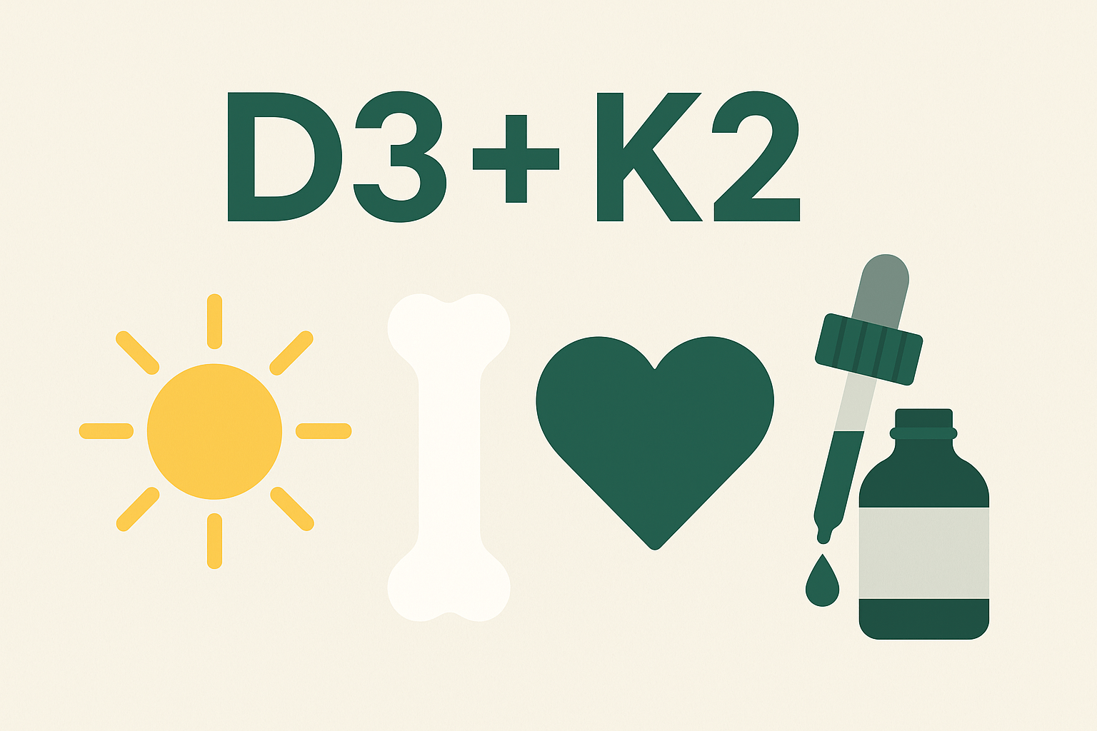 Benefits of D3 & K2: Why These Vitamins Work Better Together