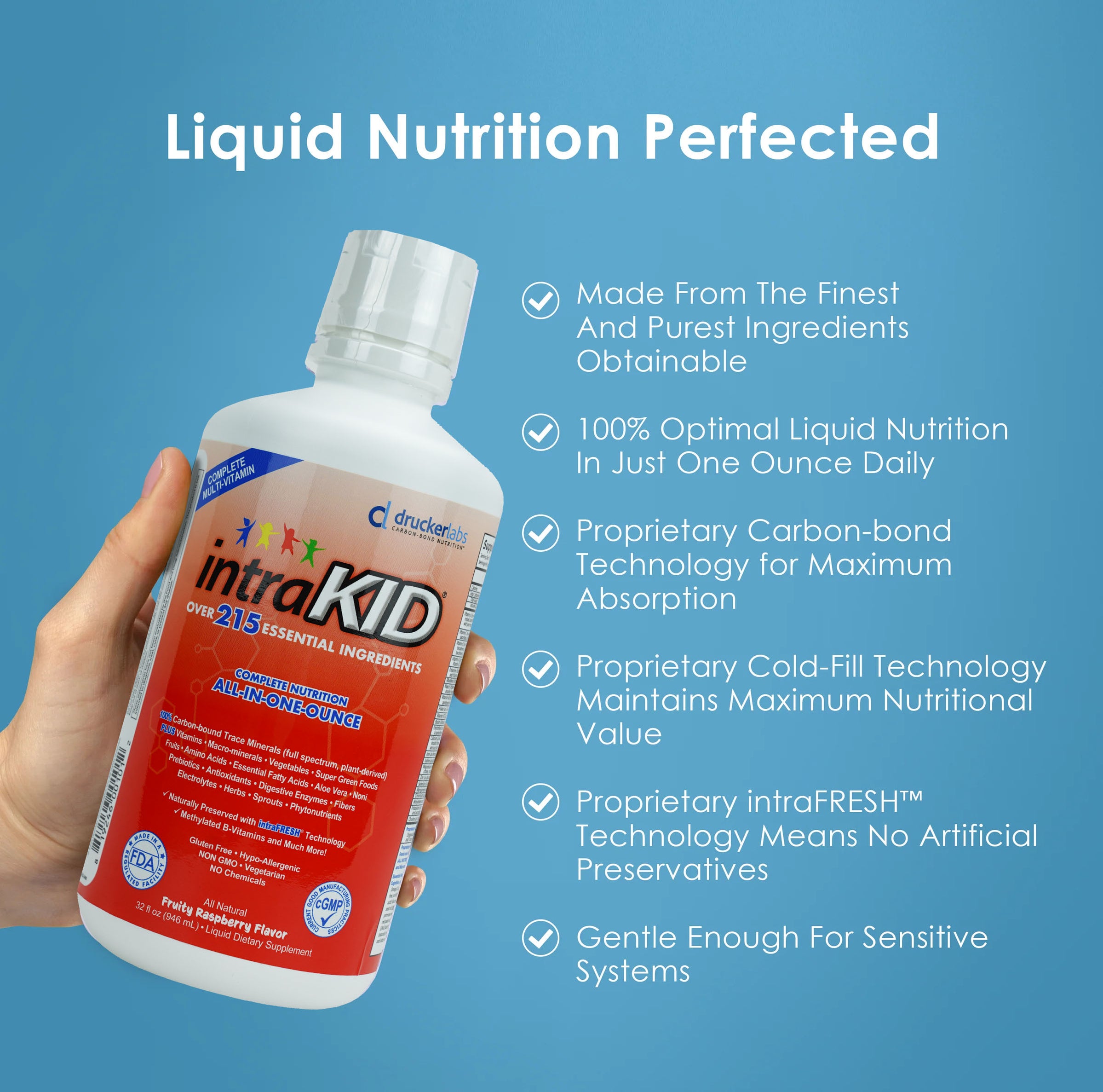 intraKID® Natural Raspberry Flavor — Drucker Labs